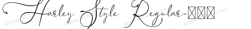 Harley Style Regular字体转换